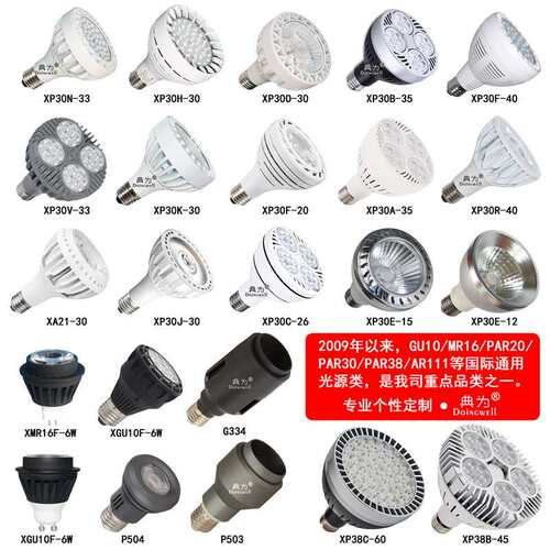 LED PAR38 40W 45W射灯商场服装店展厅酒店大堂4S店45W高亮射灯