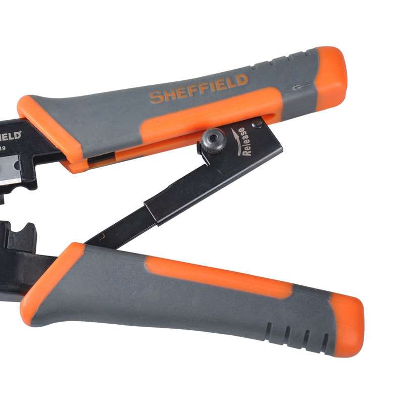 钢盾 SHEFFIELD S035019电讯接头压接钳剥线剪线钳网络接线钳