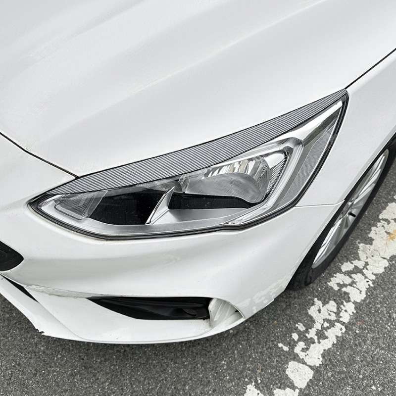 适用福特福克斯Focus MK4 2019-2021灯眉前大灯车贴外饰改装配件