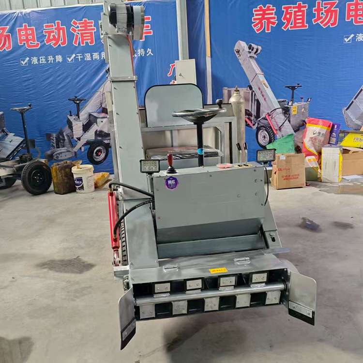 牛舍粪便清理机 养殖场牛粪铲粪车 三轮式清扫养殖清粪机