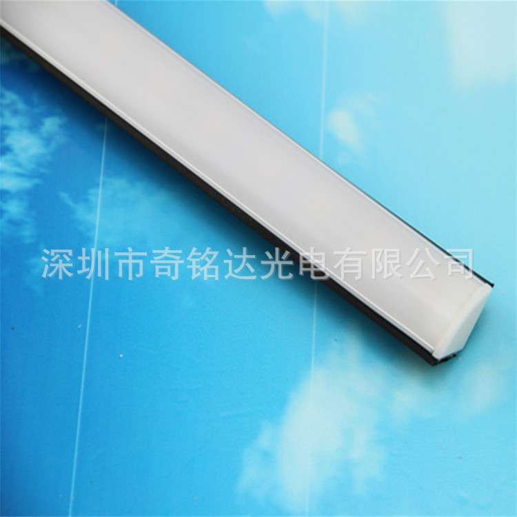铝槽1818尺寸珠宝柜台LED硬条灯V型无暗区带磁条LED灯条磁吸灯带