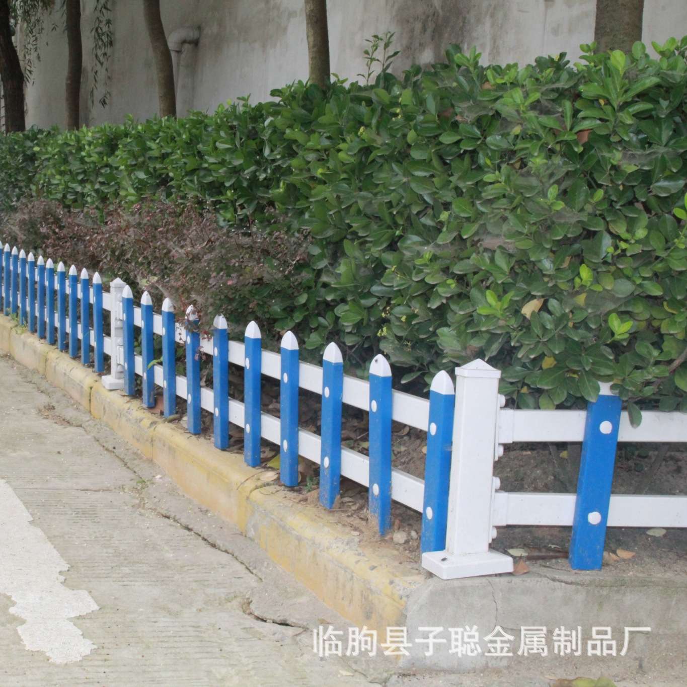 小区庭院护栏园林绿化栅栏pvc塑钢草坪园艺花坛花园围栏防护