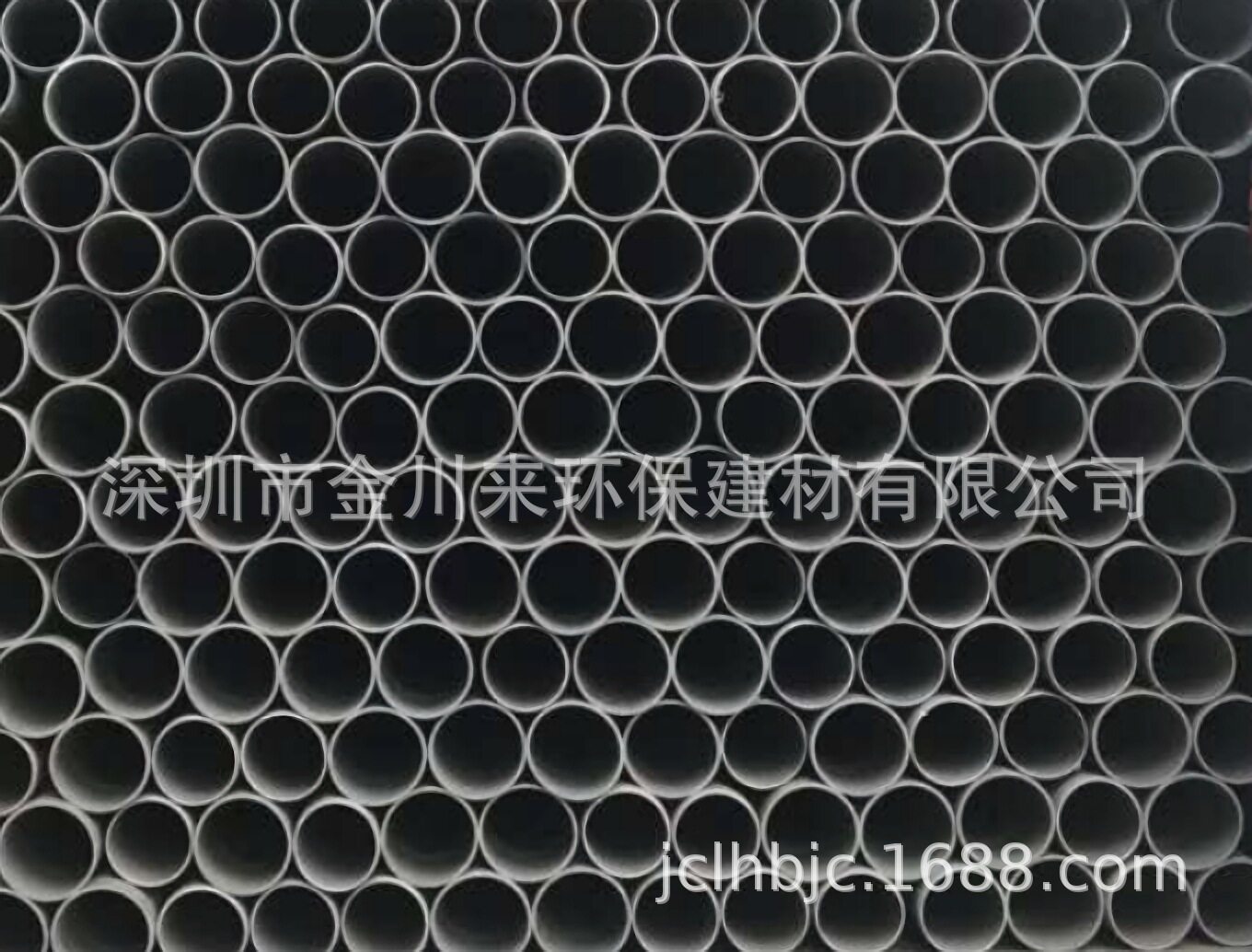 灰色UPVC耐酸碱管南亚牌PVC-U给排水管PVC环保塑胶管