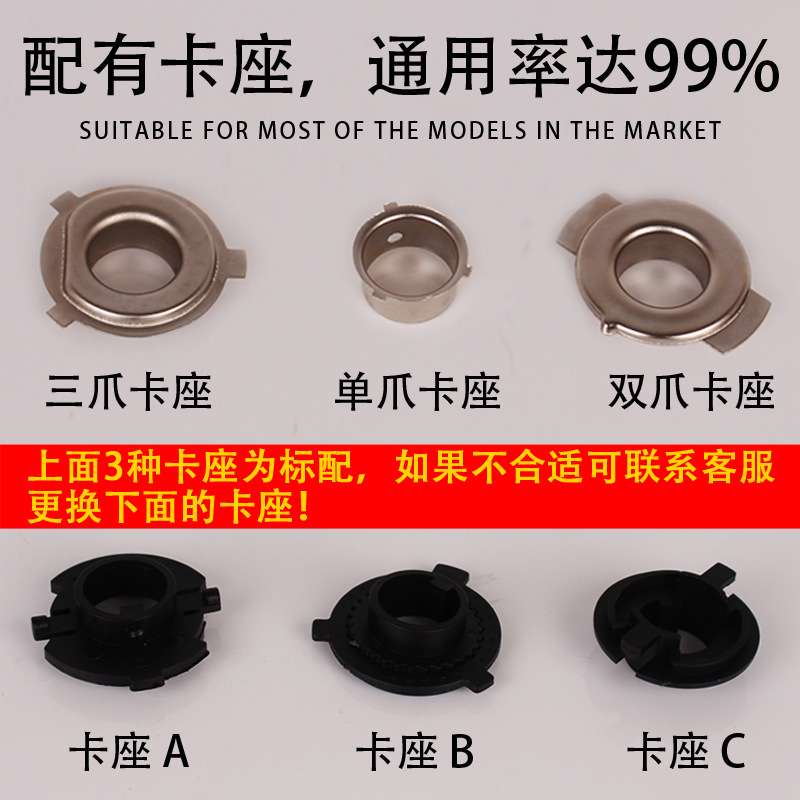 摩托电动踏板车12V改装通用LED大灯远近光内置40W前大灯
