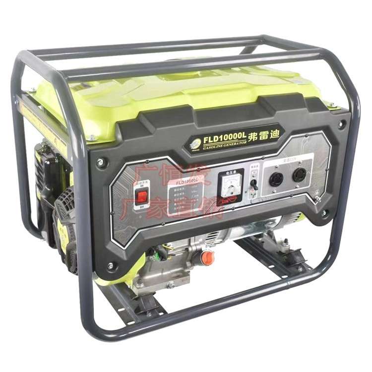 弗雷迪汽油发电机220V伏小型380V三相8000W静音家用户外8kw商用