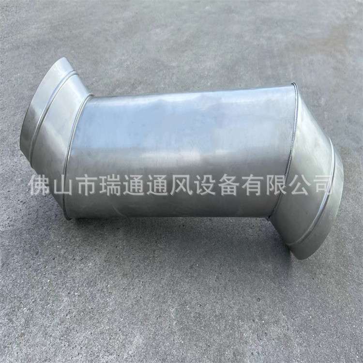 广东螺旋风管现货 供应用201螺旋风管 白铁皮螺旋风管弯头