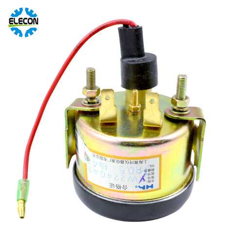 船舶柴油发动机黄河仪表YW2240A3工程机械油温表24v温度指示器