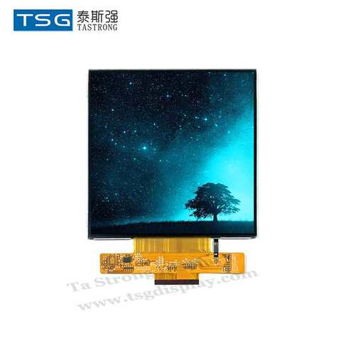 供应4.1寸液晶显示屏720*720 IPS 40PIN电容触摸 智能家居4寸方屏
