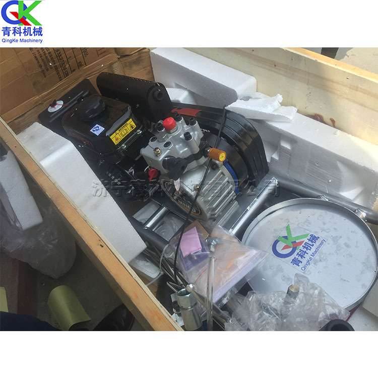 青科牌 马路冷喷划线机 市政道路喷线机 5-25公分宽停车场标线机