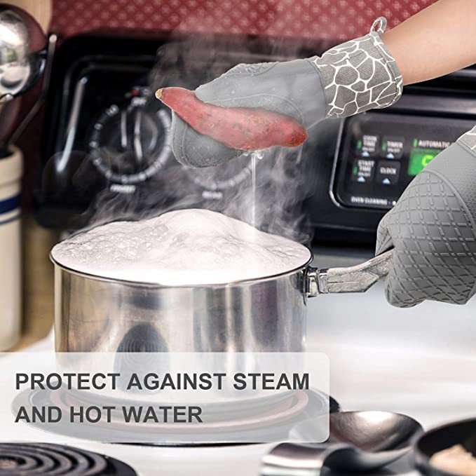 微波炉烤箱隔热手套加棉加厚耐高温烘焙家用防滑套装Oven glove