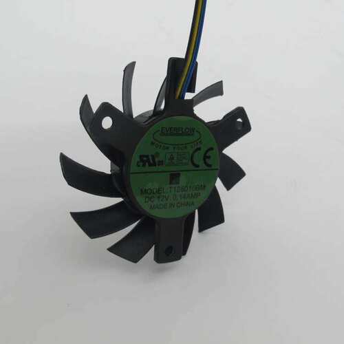 供应EVERFLOW支架式显卡散热风扇T126010BM 60x60x10mm