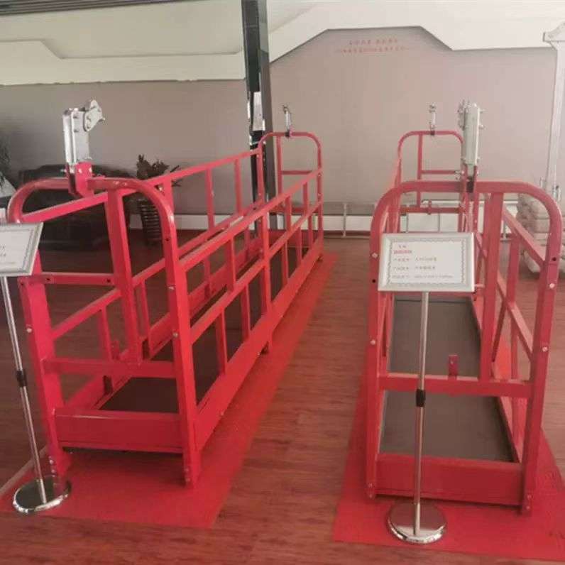 ZLP630型热镀锌高空作业喷涂电动吊篮-建筑工地外墙施工