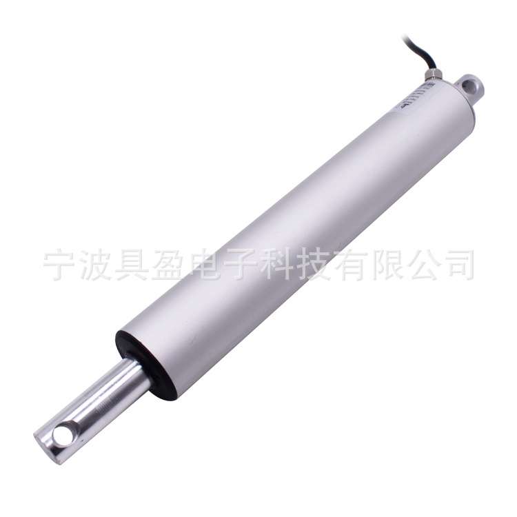 具盈推杆厂家1500N管状电机线性驱动直线电动推杆安装距