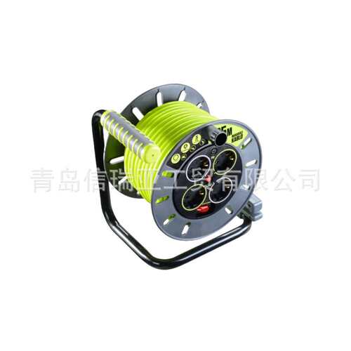 欧时RS PRO 黄色电缆卷筒  889-2494  25m电线卷线盘 收线器卷筒