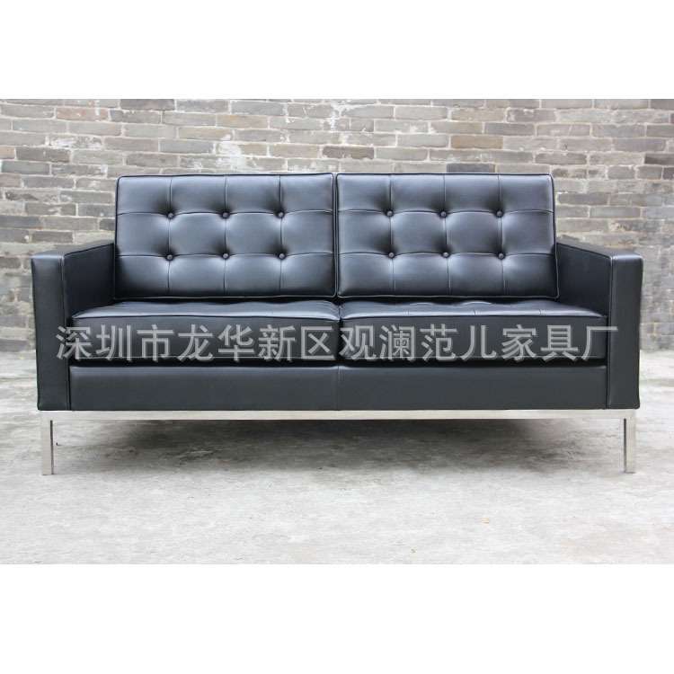 北欧经典设计师诺尔双位沙发现代经典设计欧美流行佛罗伦萨
