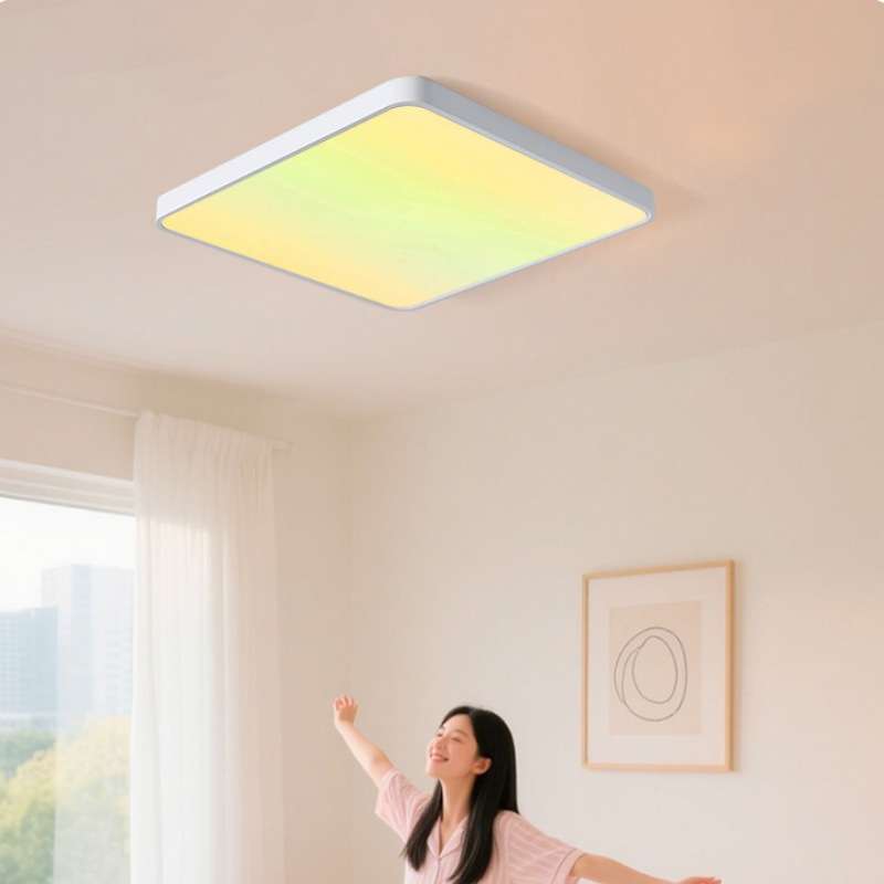 外贸天境灯护眼动态全光谱晴空灯LED吸顶灯客厅卧室新款氛围灯具