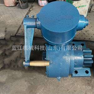 WS-ZYF-3手动蜗轮减速箱YJS120手摇涡轮蜗杆减速机蒸压釜门减速器