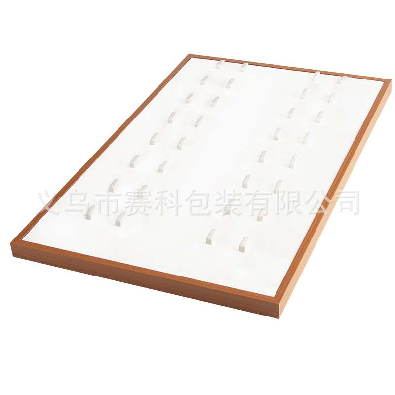 现货木质16位眼镜展示架16只太阳镜墨镜展示架自带支撑脚可折叠