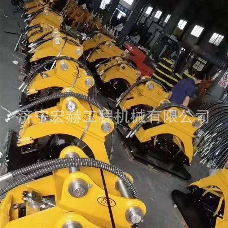挖掘机ZX70破碎锤 松土器 夹木器 振动夯 铅杆 快换 连接器