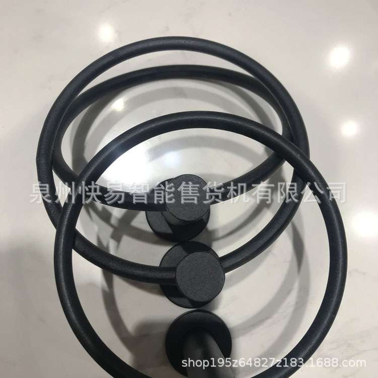 展架窗帘挂布圆环铁艺窗帘挂样纺织卡头配件吊钩墙面固定架