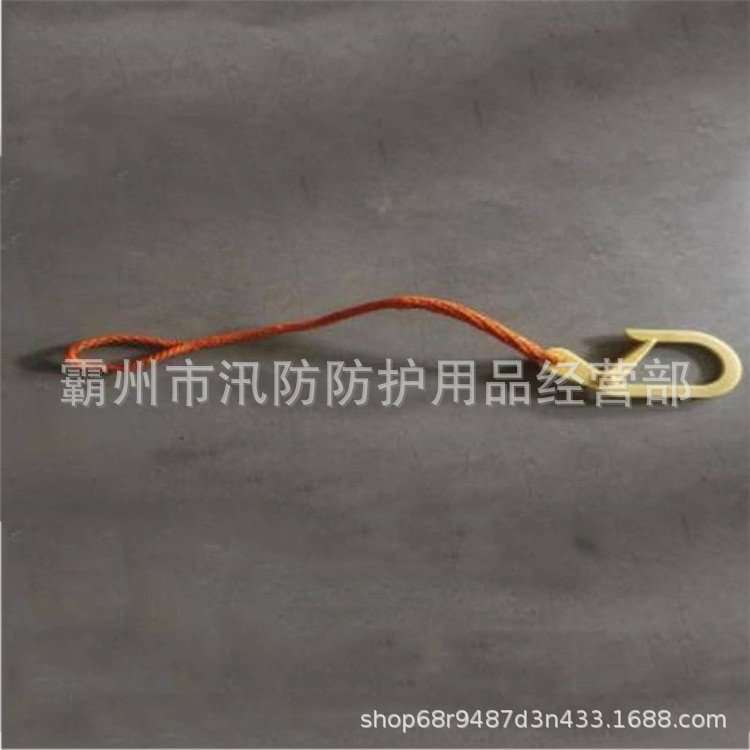 ZF010919蚕丝旁路小吊绳下引线连接头挂绳电力绝缘安全防坠提线绳