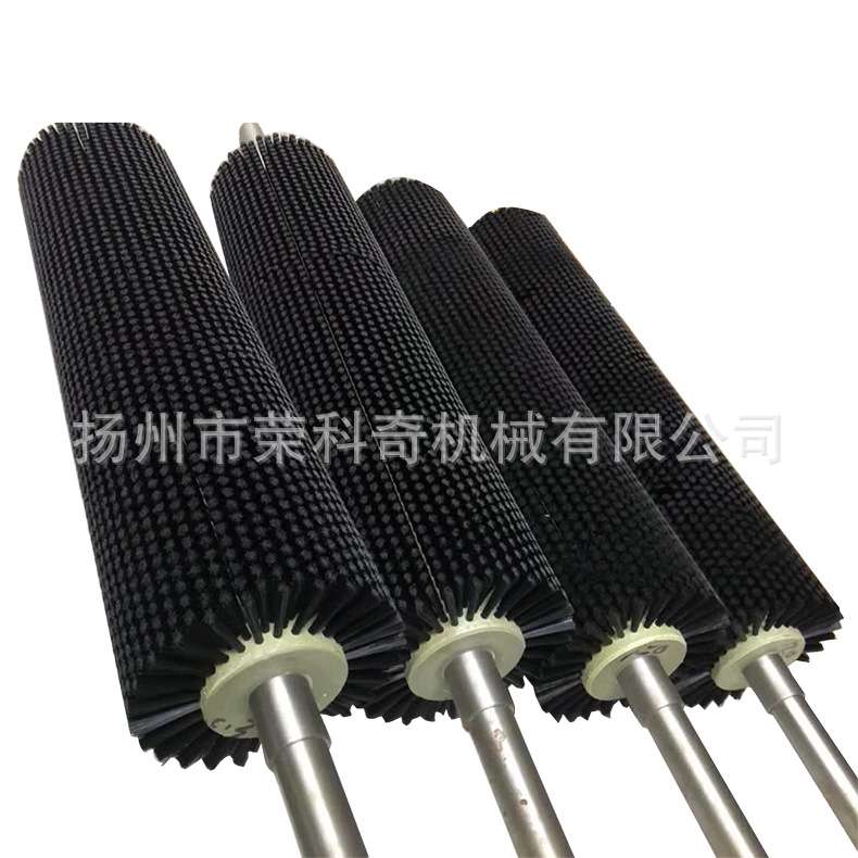 磨料丝工业毛刷辊厂家定 制工业钢丝不锈钢丝铜丝刷辊 不织布辊刷