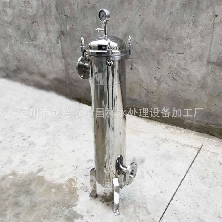 温州厂家供应井水过滤山水过滤地下水过滤不锈钢2号袋式过滤器