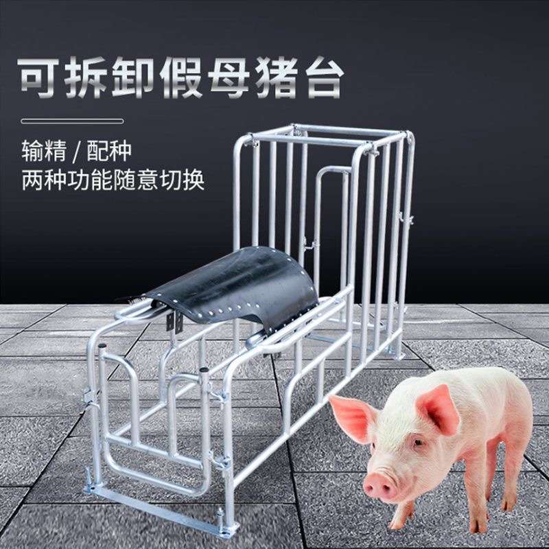 母猪配种架升降猪用配种栏矮脚配种器热镀锌落地配种架采精支架