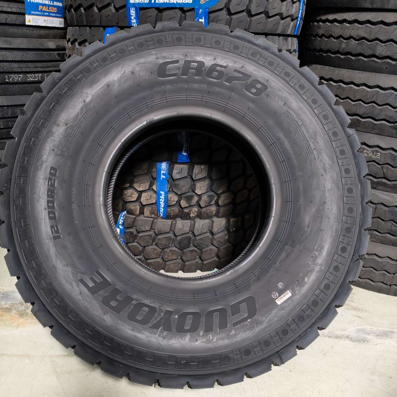 国友轮胎1200R20 花纹CR678 层级24PR货车重载耐磨重型车