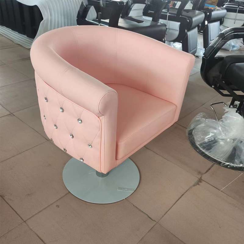 外贸美发椅理发店专用带钻拉扣理发椅子旋转升降烫染椅子沙龙家具