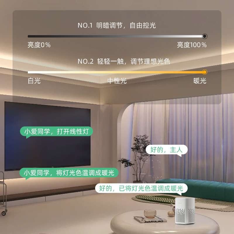 led三色灯带24v调色温电源智能调光调色电源一体调光变压器驱动电