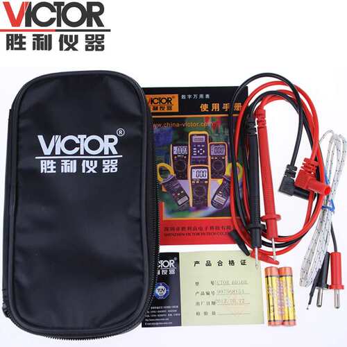 胜利仪器(VICTOR)数字钳形万用表VC6016B+/VC6016B钳形电流表