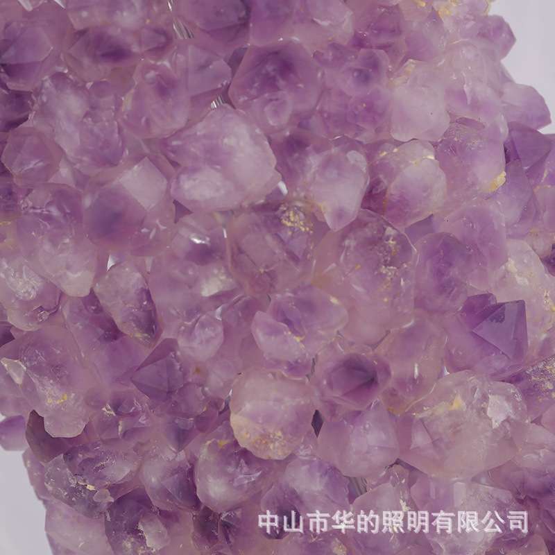 卧室台灯天然水晶现代简约个性创意床头柜台灯客厅装饰灯温馨浪漫