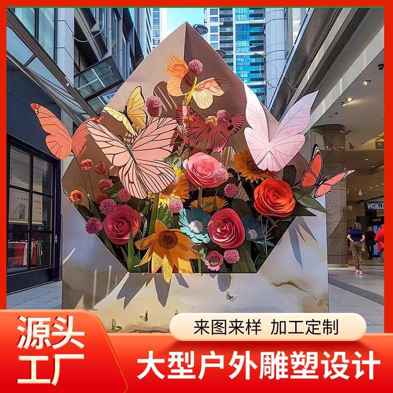 商场美陈景观玻璃钢雕塑加工来图可做商场装饰雕塑美陈装饰地标