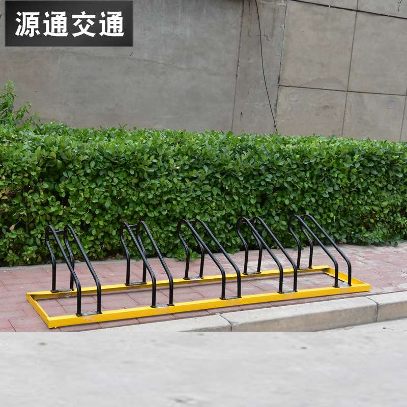 自行车停车架地锁停靠摆放架电车停车位摆放架螺旋卡位式防盗车架