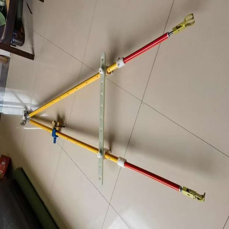 电力施工绝缘撑杆高压线路分流线支架多用途高空长柄工具