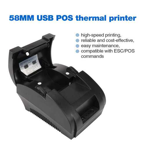 5890K 58mm Thermal Receipt Printer Bluetooth Pos Printer