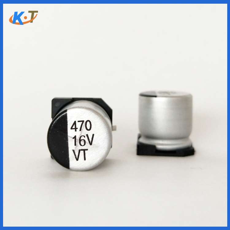 高频低阻固态电容10v470uf电解电容6.3V470uf10v贴片电容工厂直销