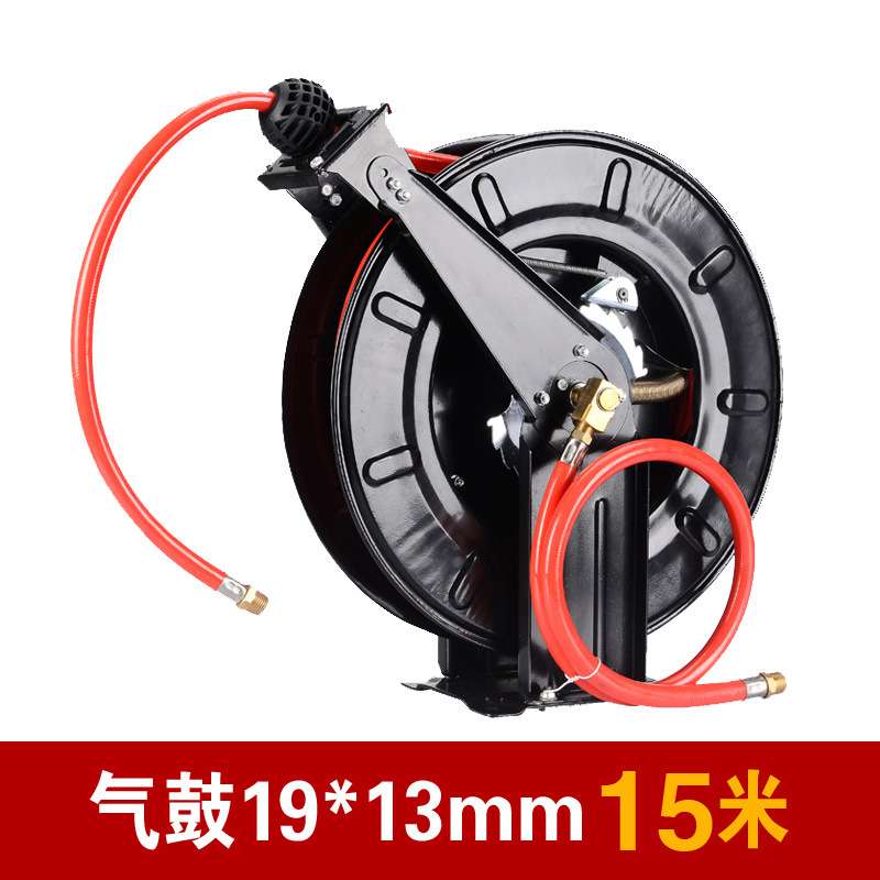 自动伸缩卷管器高压盘钢丝管高压水鼓清洗机自动收线洗车场厨房洗