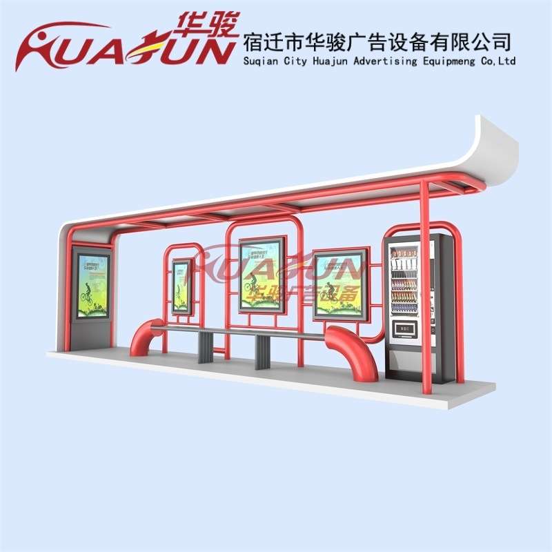 湖北黄石古典现代仿古候车亭公交站场复古公交站台户外镇候车亭