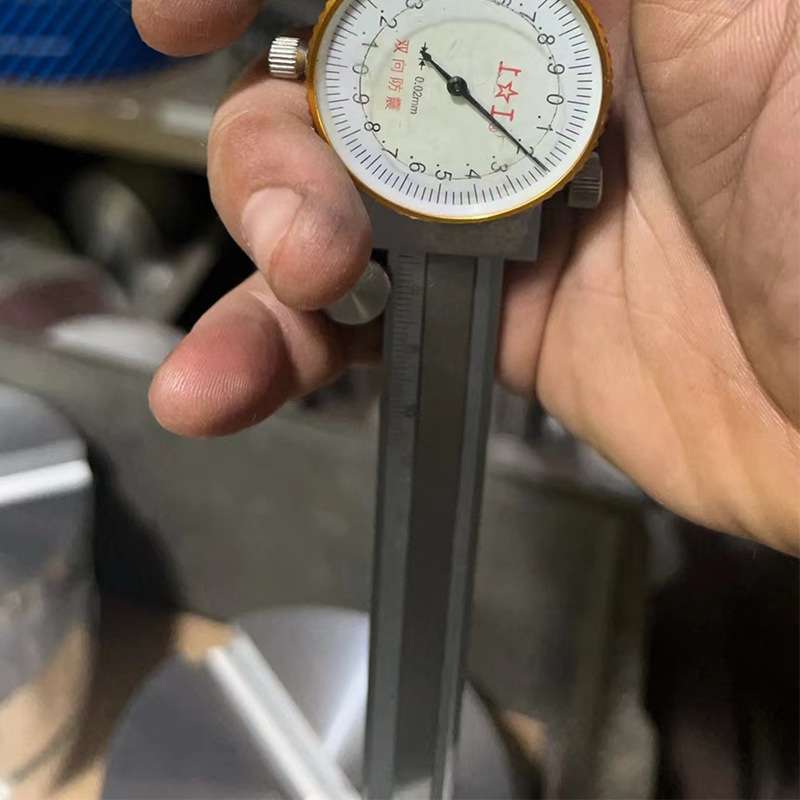 直径130*20mm加厚实心铝饼茶几餐桌脚底金属件槽宽20深12mm铝制品