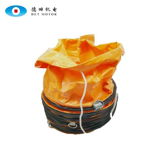 工厂 SHT-70cm帆布保温软管铝箔伸缩夹筋 PVC管钢丝28寸通风管