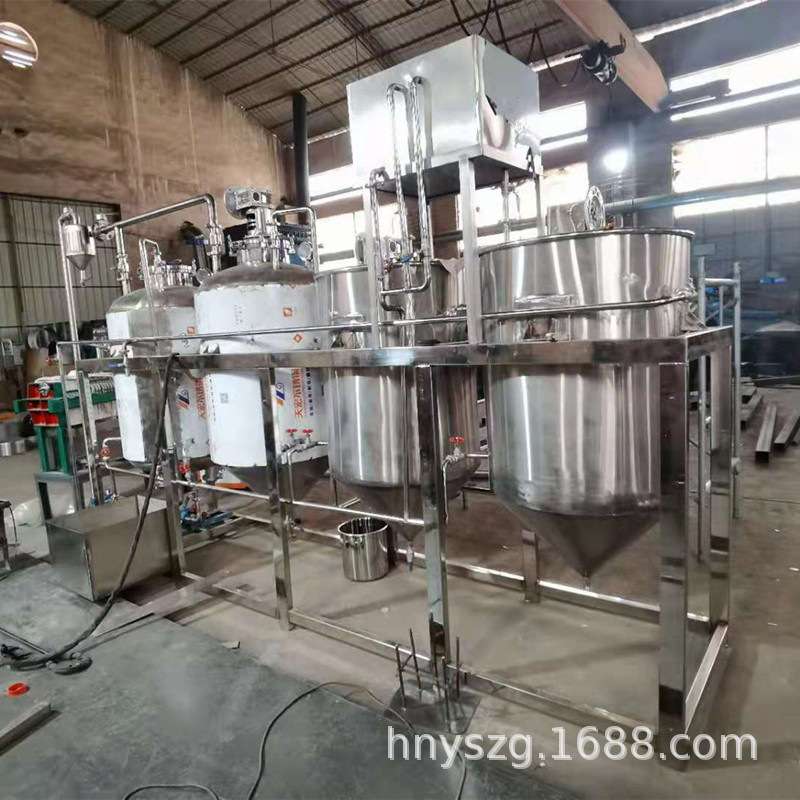 食用油精炼设备 花生菜籽大豆油葵棉籽脱磷脱酸脱色脱臭提炼机