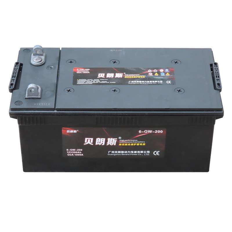 6-QW-200 船用蓄电池12V200Ah 发电机组启动铅酸电瓶厂家 CCA1000