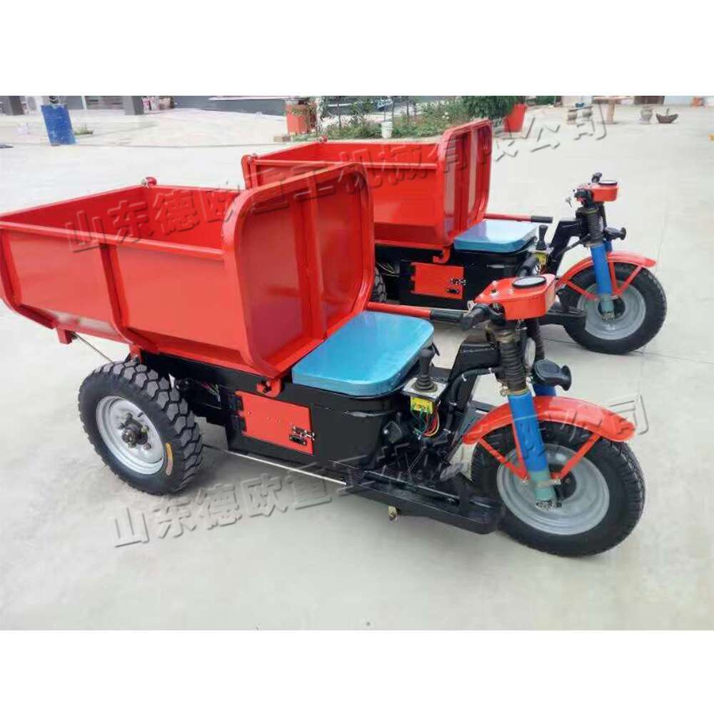 农用拉粮食电动三轮车 建筑工地载货运输电三轮 垃圾周转自卸车