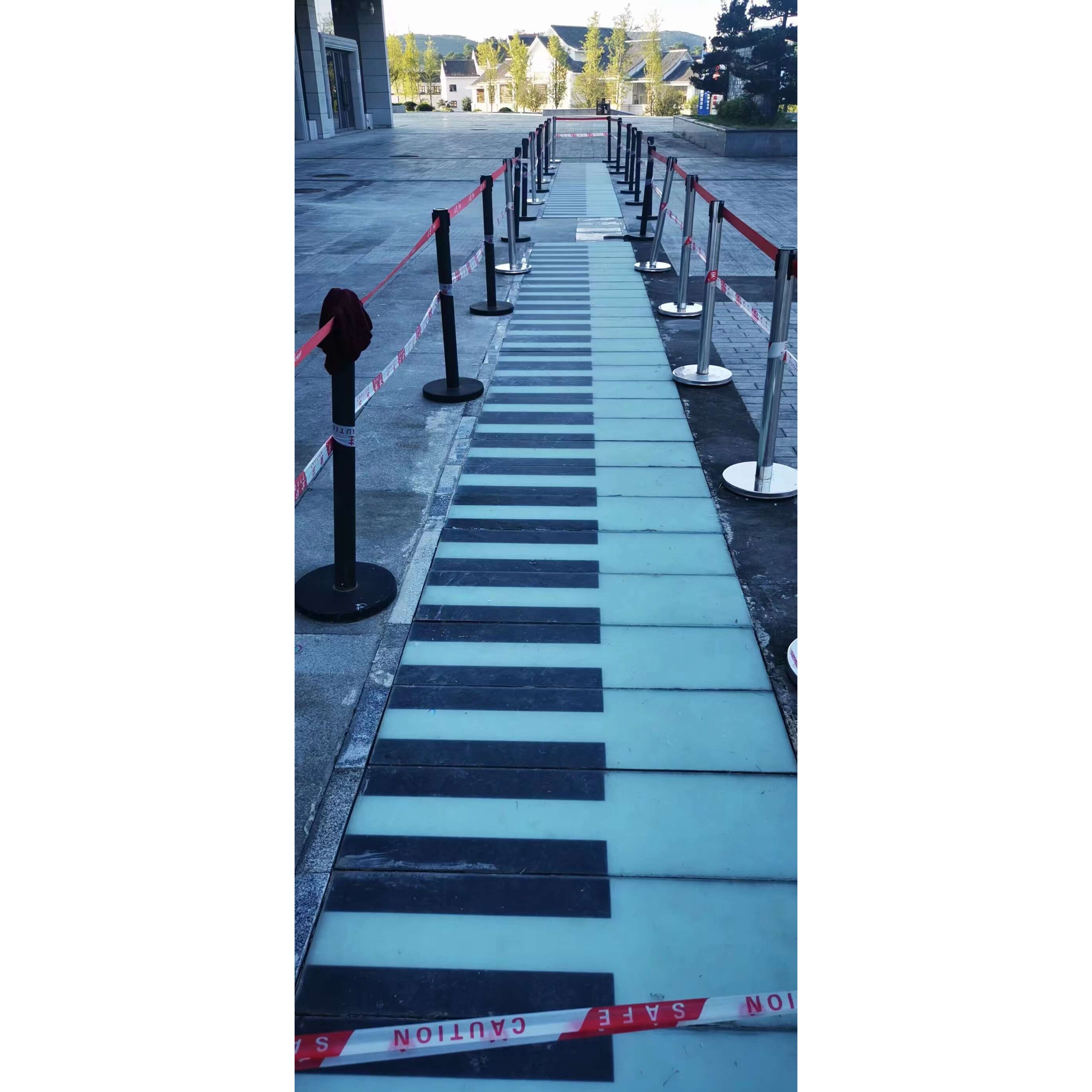 户外广场公园地砖发光灯楼梯钢琴感应地埋灯长方形发光地面指标灯