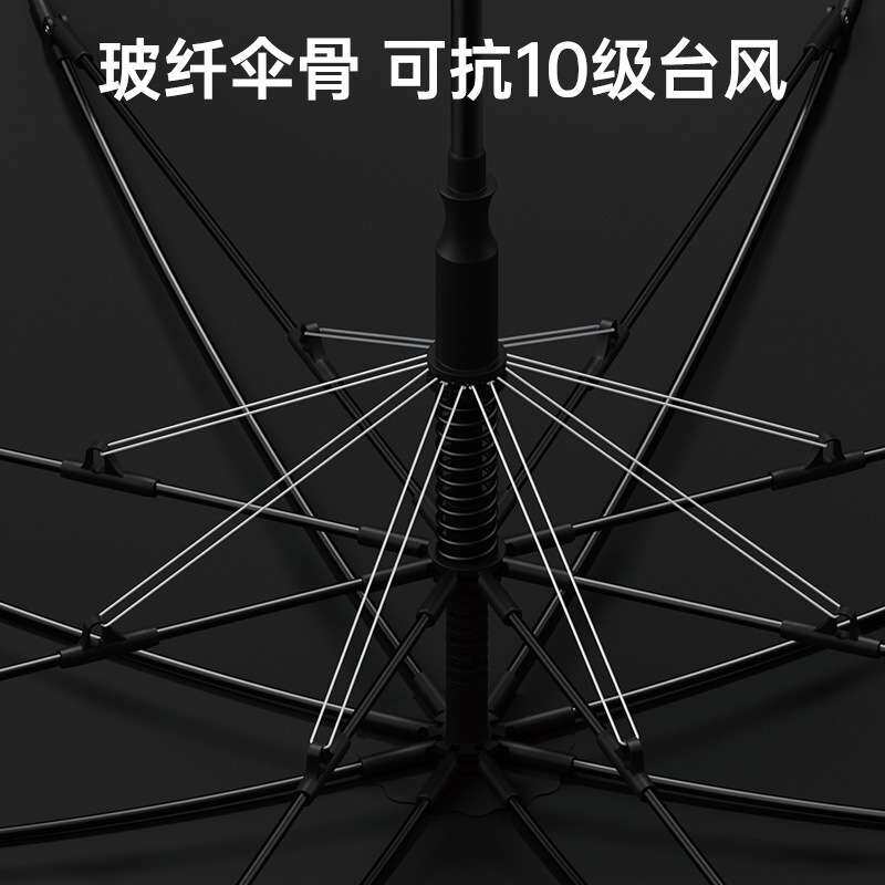 ZUODU左都花檀木长柄雨伞ZD202加大加厚双人雨伞抗风暴长柄雨伞2