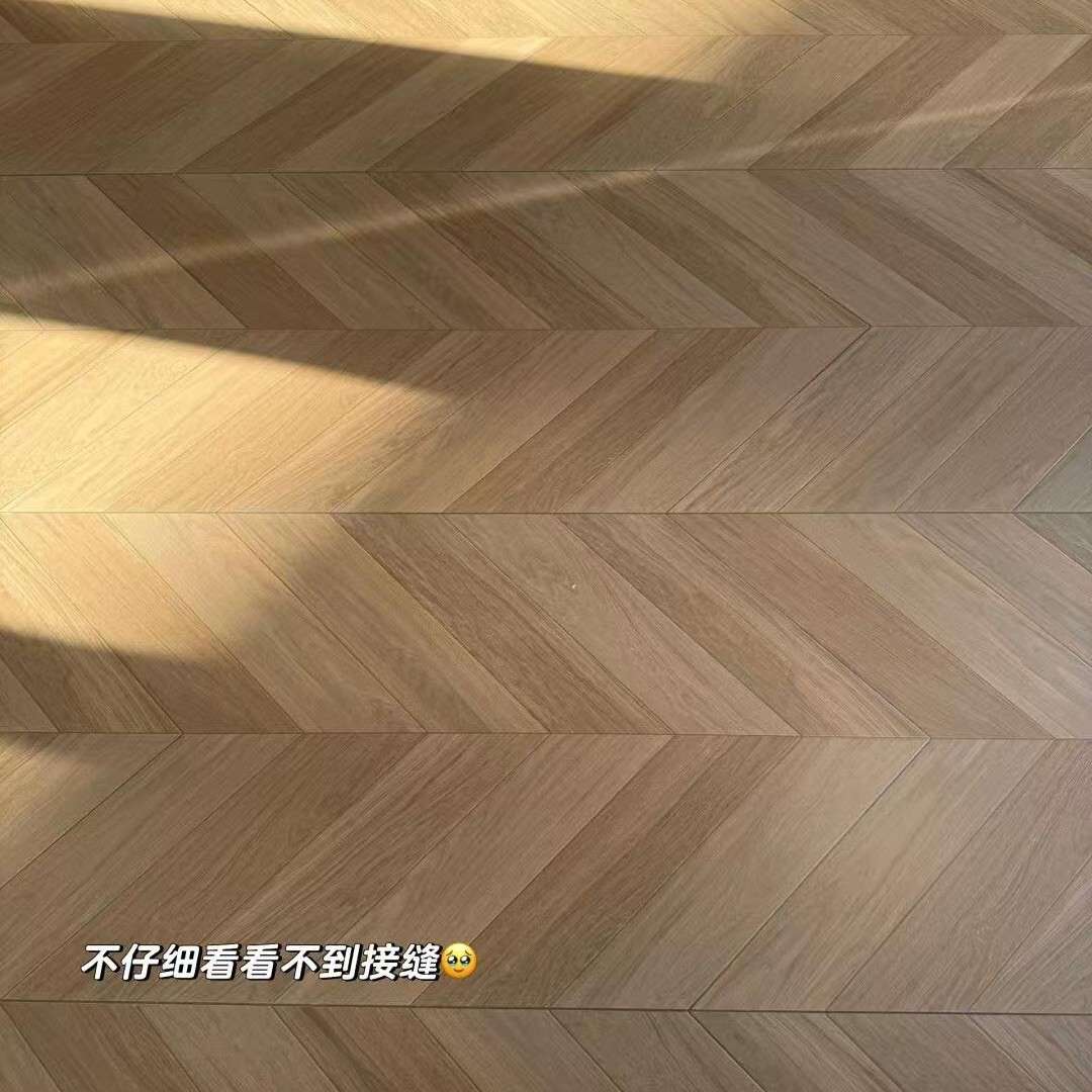 菱形鱼骨纹木纹瓷砖300X1200柔光天鹅绒全瓷木纹砖客厅房间实木砖