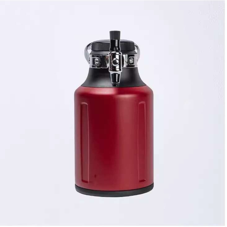 GrowlerWerks uKeg Go啤酒可乐碳酸饮料便携不锈钢啤酒桶保温壶