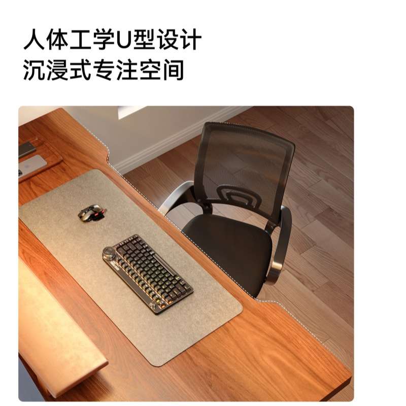 电脑桌台式卧室家用长方形新电竞桌出租屋长条桌写字桌简易办公桌